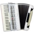 Acordeon Cadenza 120 Baixos CD120/41 WH Branca Com Bag