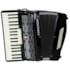 Acordeon Cadenza 48 Baixos CD48/34 BK Preta Com Bag e Correia
