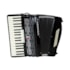 Acordeon Cadenza 48 Baixos CD48/34 BK Preta Com Bag e Correia