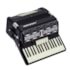 Acordeon Cadenza 60 Baixos CD60/34 BK Black C/ Bag e Correia