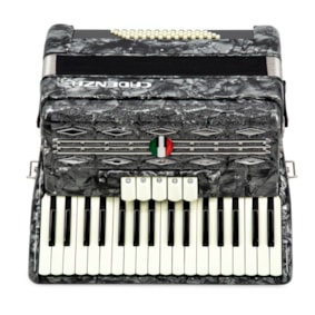 Acordeon Cadenza 60 Baixos CD60/34 GR Grey C/ Bag e Correia