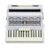 Acordeon Cadenza 60 Baixos CD60/34 WH White C/ Bag e Correia