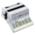 Acordeon Cadenza 60 Baixos CD60/34 WH White C/ Bag e Correia