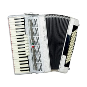 Acordeon Cadenza 80 Baixos CD80/37 Branco Perola C/Bag Acordeon Cadenza 80 Baixos CD80/37 Branco Perola C/Bag