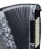 Acordeon Cadenza 80 Baixos CD80/37 Cinza Perola C/Bag