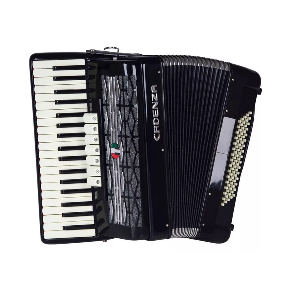 Acordeon Cadenza 80 Baixos CD80/37 Preto C/Bag