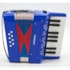 Acordeon Infantil Concert CA8 BL Azul 8 Baixos