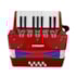 Acordeon Infantil Concert CA8 Vermelho 8 Baixos 17 Teclas Acordeon Infantil Concert CA8 Vermelho 8 Baixos 17 Teclas