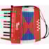 Acordeon Infantil de Botão Spring Kids SPK17 Vermelho Acordeon Infantil de Botão Spring Kids SPK17 Vermelho