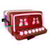 Acordeon Infantil de Botão Spring Kids SPK73 Vermelho Acordeon Infantil de Botão Spring Kids SPK73 Vermelho