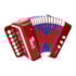 Acordeon Infantil de Botão Spring Kids SPK73 Vermelho Acordeon Infantil de Botão Spring Kids SPK73 Vermelho