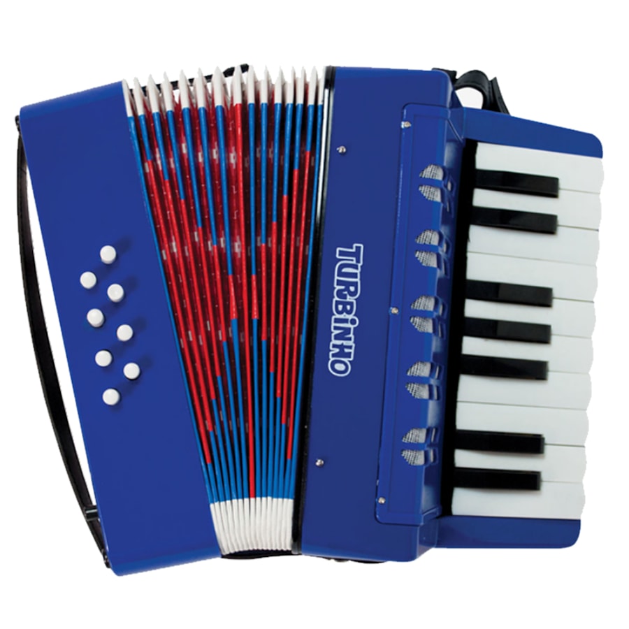 Acordeon Infantil Turbinho 104 Blue 8 Baixos Acordeon Infantil Turbinho 104 Blue 8 Baixos