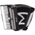 Acordeon Michael ACM12007N SPB de 120 Baixos Preto Sólido