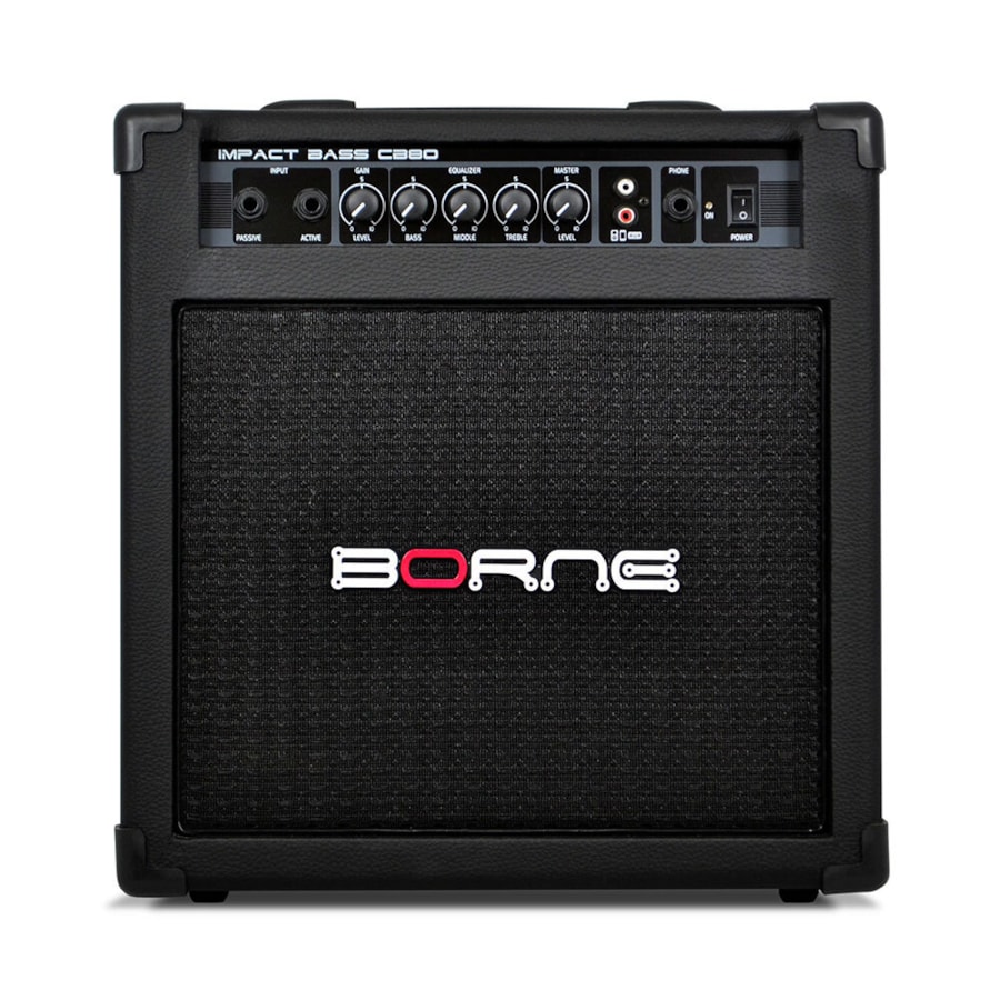 Amplificador de Contrabaixo Borne Impact Bass CB80 de 30 WRMS Amplificador de Contrabaixo Borne Impact Bass CB80 de 30 WRMS