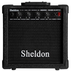Amplificador De Contrabaixo Sheldon BSS150 15W RMS Preto