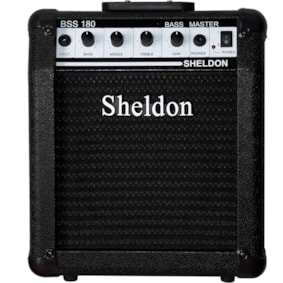 Amplificador De Contrabaixo Sheldon BSS180 18W RMS Preto