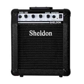 Amplificador De Contrabaixo Sheldon BSS180 18W RMS Preto