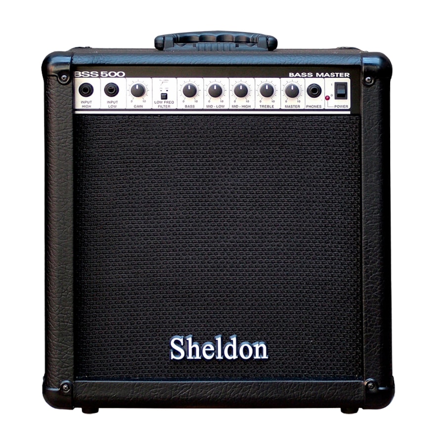 Amplificador De Contrabaixo Sheldon BSS500 50 W RMS Preto