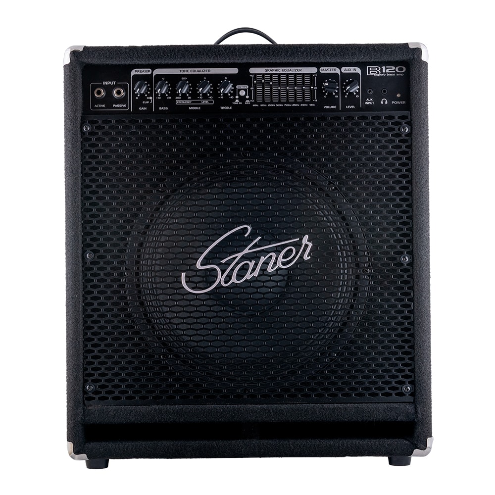 Amplificador de Contrabaixo Staner B120 120 Watts Transistorizado Preto