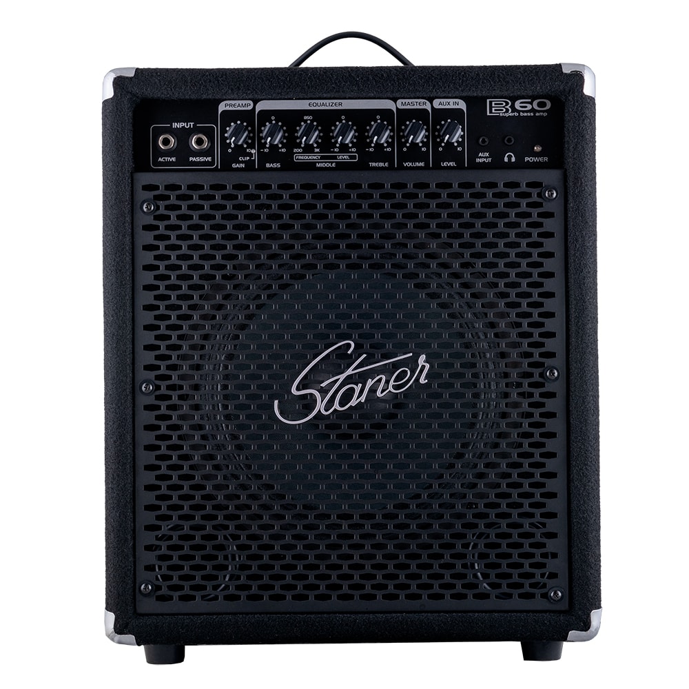 Amplificador de Contrabaixo Staner B60 60 Watts Transistorizado Preto