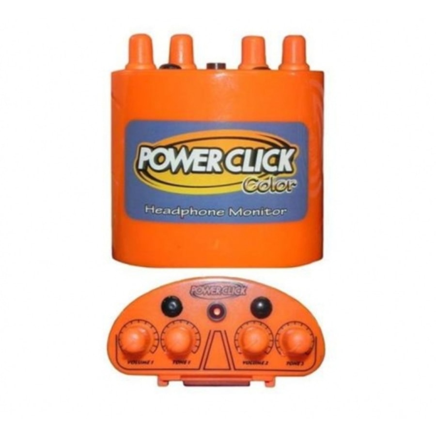 Amplificador de Fone de Ouvido Power Click Color Laranja