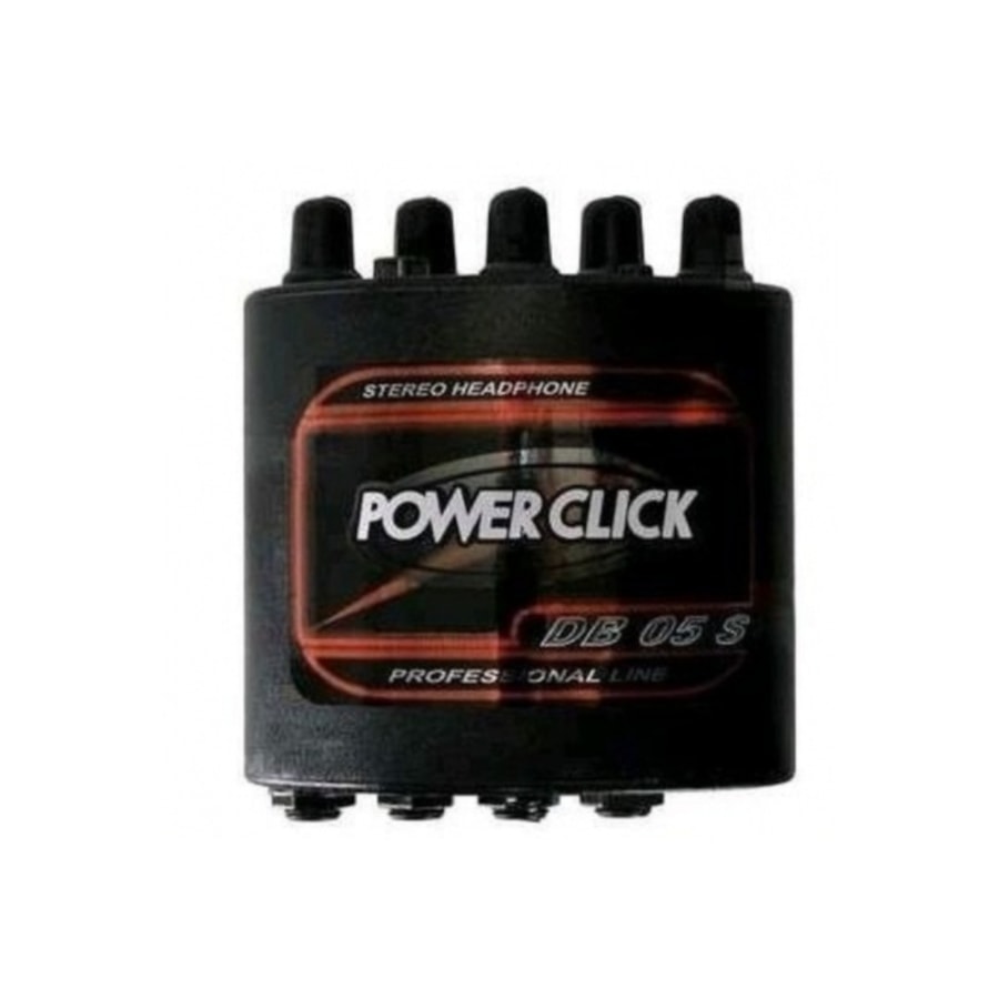 Amplificador de Fone de Ouvido Power Click DB 05 S Stéreo Amplificador de Fone de Ouvido Power Click DB 05 S Stéreo