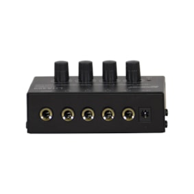 Amplificador de Fones de Ouvido Lexsen LHA400 para 4 Fones Amplificador de Fones de Ouvido Lexsen LHA400 para 4 Fones
