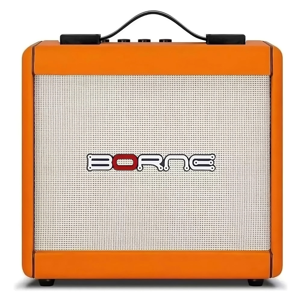 Amplificador de Guitarra Borne F60 Laranja de 15 WRMS