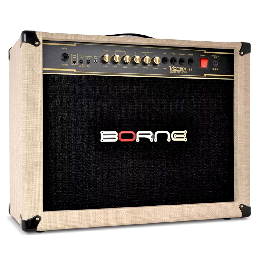 Amplificador de Guitarra Borne Vorax 2080 Studio Palha 60W