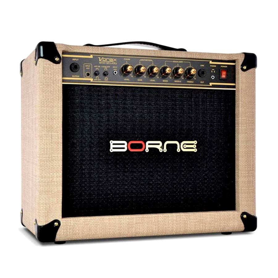 Amplificador de Guitarra Borne Vorax Studio 840 40W Palha Amplificador de Guitarra Borne Vorax Studio 840 40W Palha