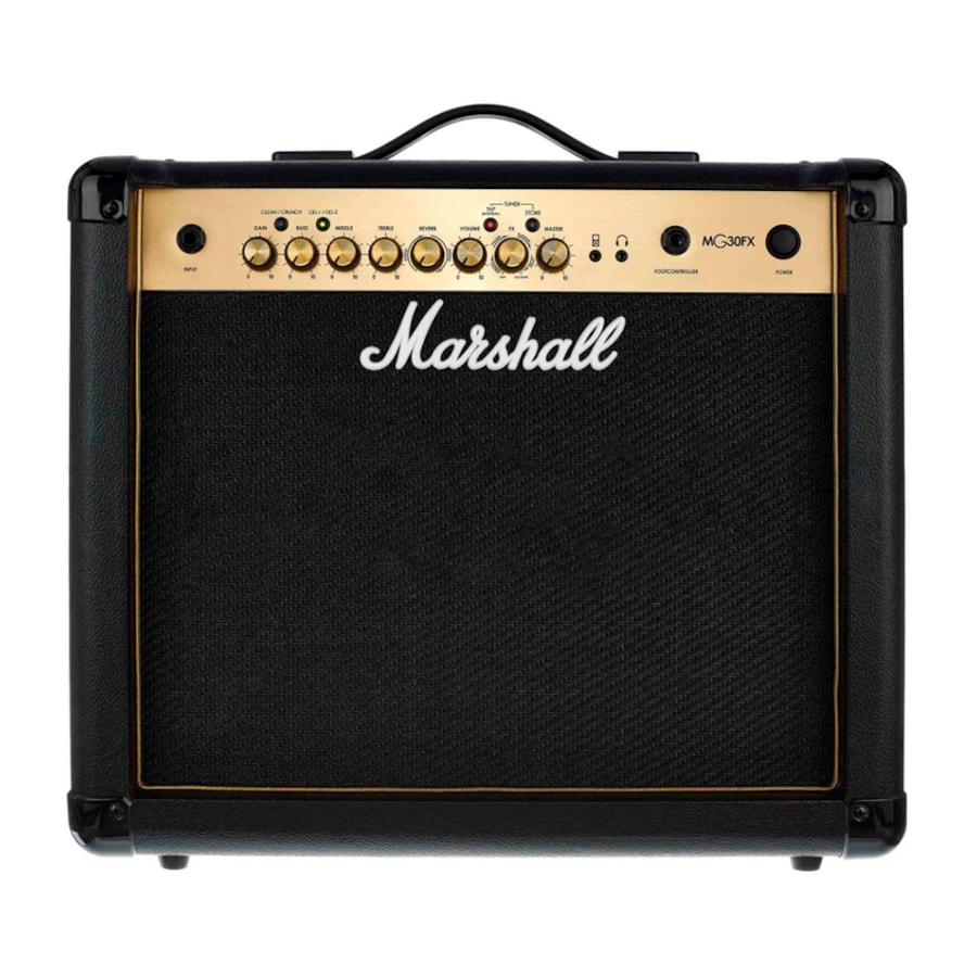 Amplificador de Guitarra Marshall MG30FX Transistorizado 30 Watts 1x10 110V Amplificador de Guitarra Marshall MG30FX Transistorizado 30 Watts 1x10 110V