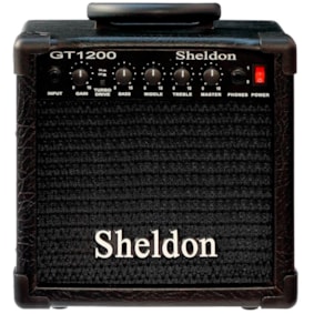 Amplificador De Guitarra Sheldon GT1200 15 Watts Preto