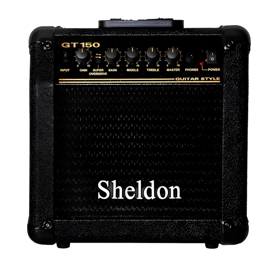 Amplificador De Guitarra Sheldon GT150 15 Watts Preto Amplificador De Guitarra Sheldon GT150 15 Watts Preto
