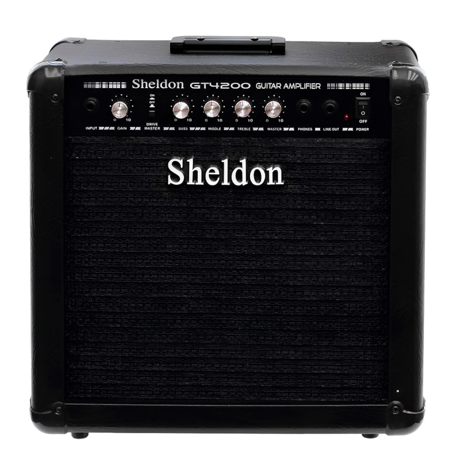 Amplificador De Guitarra Sheldon GT4200 50W RMS Preto
