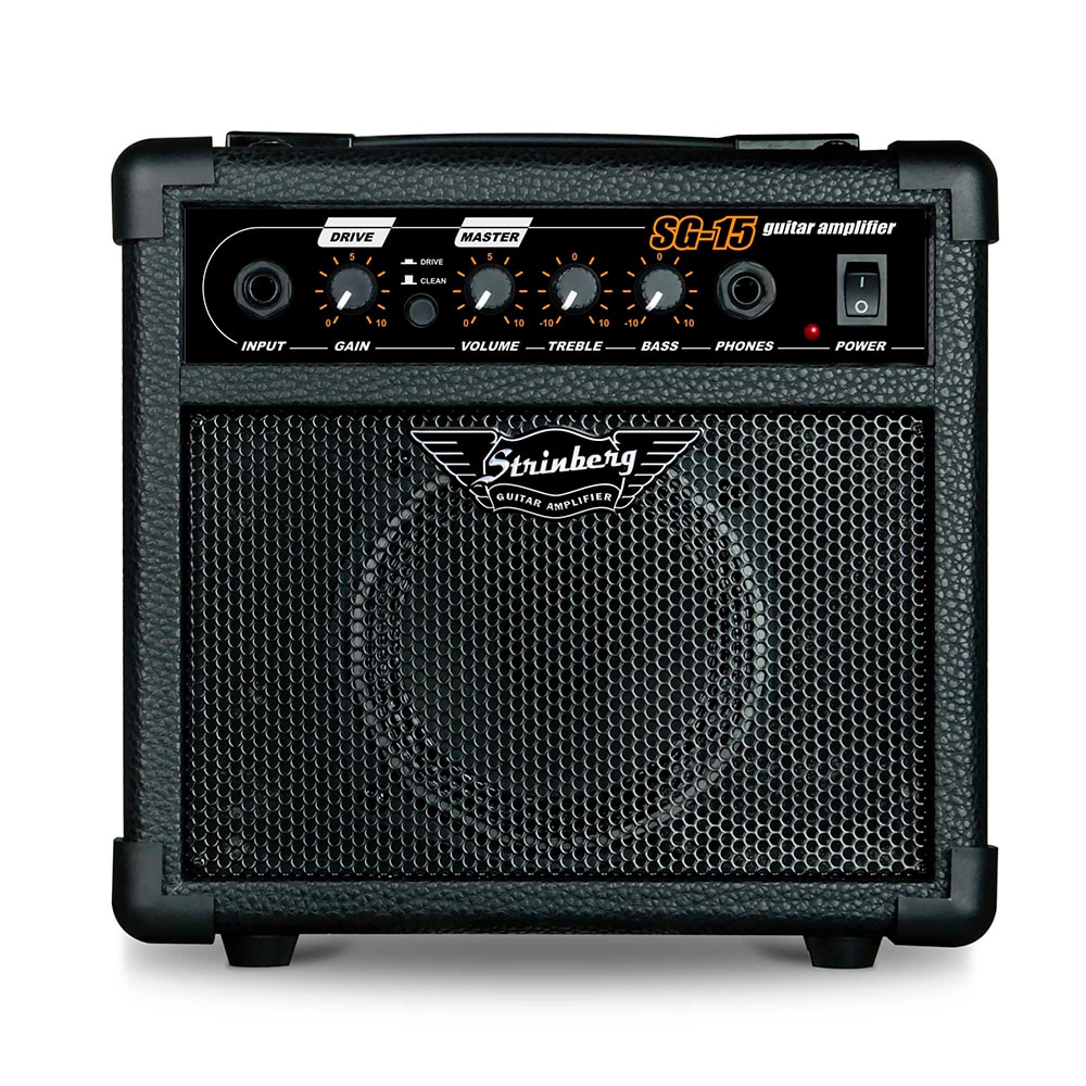 Amplificador De Guitarra Strinberg SG15 BK 15 Watts Preto
