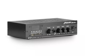 Amplificador de Potência Frahm Slim 1800APPG5 com USB e Bluetooth 60WRMS para até 12 caixas
