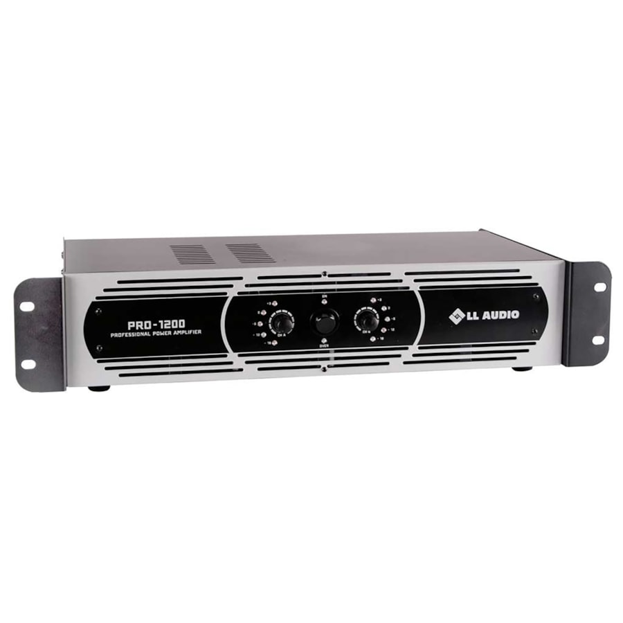 Amplificador de Potência LL Audio PRO1200 de 300WRMS