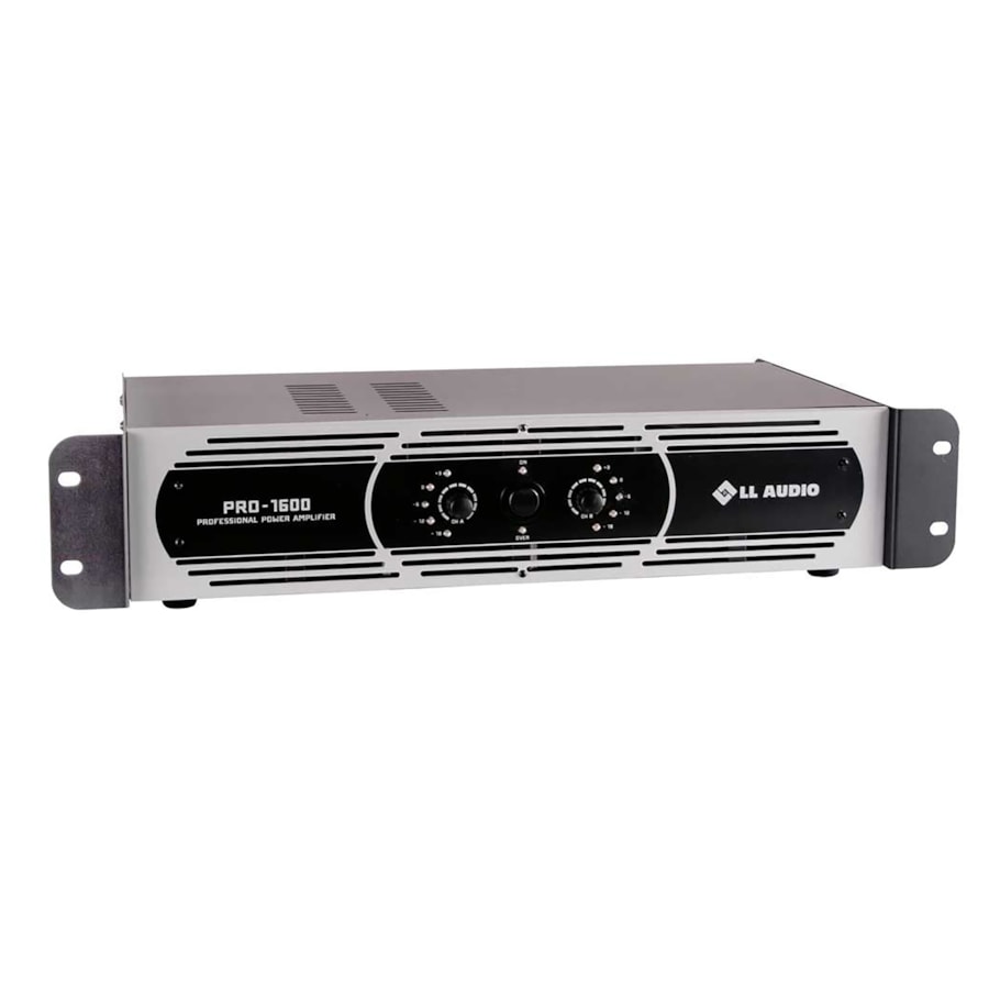 Amplificador de Potência LL Audio PRO1600 de 400WRMS