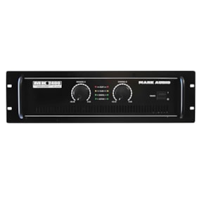 Amplificador de Potência Mark Áudio MK2400 De 400 Watts RMS