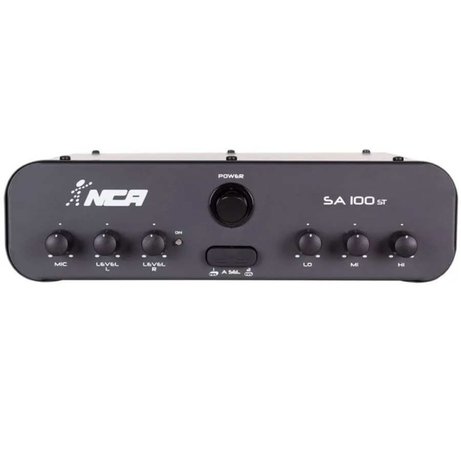 Amplificador de Potência NCA SA 100ST de 60 Watss RMS Amplificador de Potência NCA SA 100ST de 60 Watss RMS
