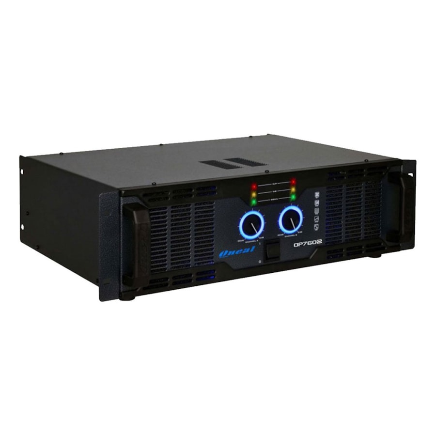 Amplificador De Potência Oneal OP7602 de 1400 WRMS