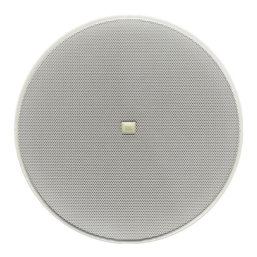 Arandela JBL P/ Som Ambiente Redonda 140 Watts 1x6 6CO3R (PAR) Coaxial Branca Arandela JBL P/ Som Ambiente Redonda 140 Watts 1x6 6CO3R (PAR) Coaxial Branca