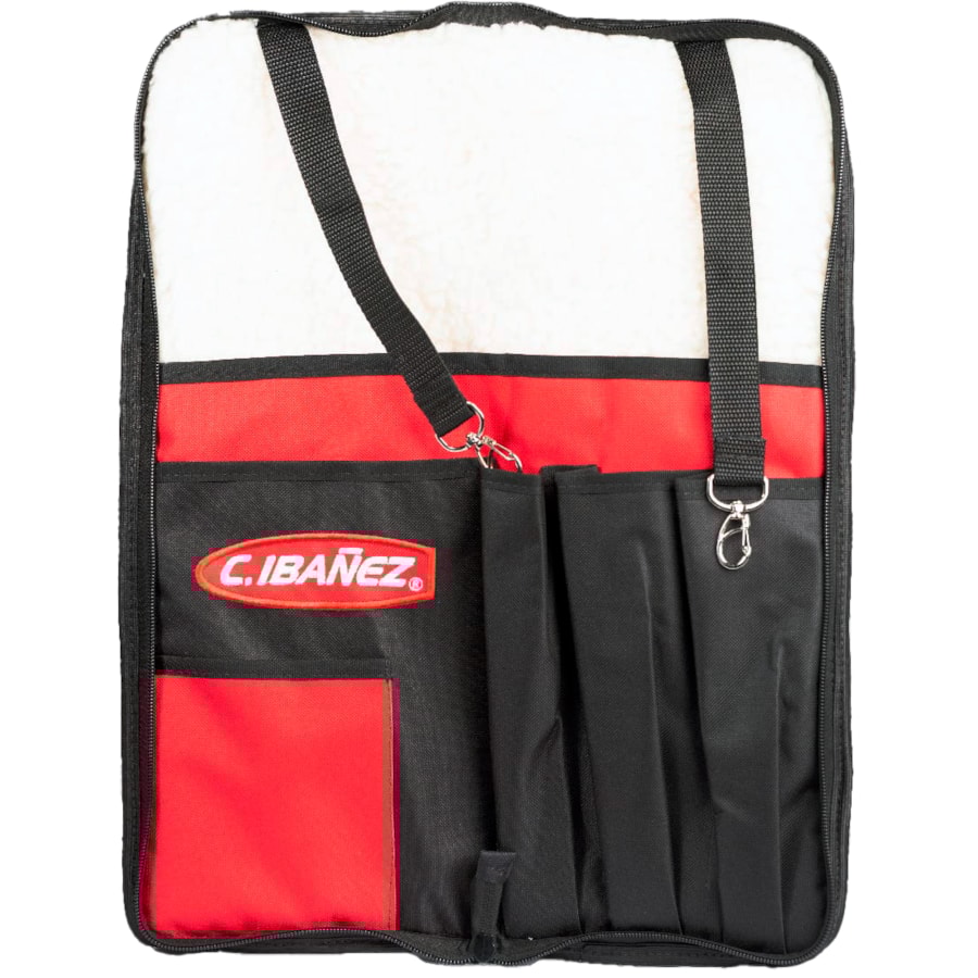Bag de Baquetas C. Ibanez Stick Bag Color Forrada com Divisórias P/ Até 12 Baquetas