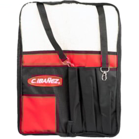 Bag de Baquetas C. Ibanez Stick Bag Color Forrada com Divisórias P/ Até 12 Baquetas Bag de Baquetas C. Ibanez Stick Bag Color Forrada com Divisórias P/ Até 12 Baquetas