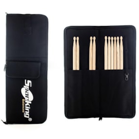 Bag de Baquetas Spanking Profire Black com Divisórias Internas (291) Bag de Baquetas Spanking Profire Black com Divisórias Internas (291)