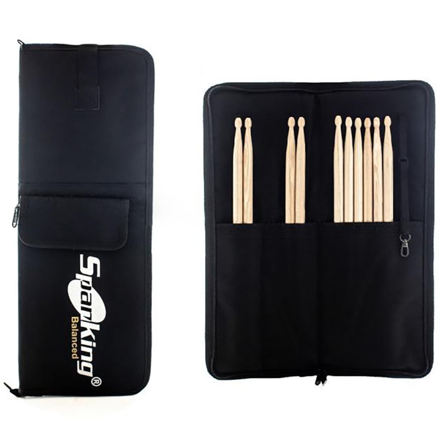 Bag de Baquetas Spanking Profire Black com Divisórias Internas (291) Bag de Baquetas Spanking Profire Black com Divisórias Internas (291)
