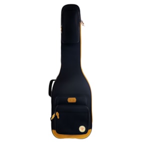 Bag Tagima Para Contrabaixo 20mm Solid Trip Color YBR Preto e Amarelo Bag Tagima Para Contrabaixo 20mm Solid Trip Color YBR Preto e Amarelo