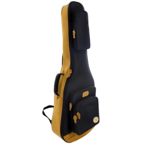 Bag Tagima Para Guitarra Solid Trip Color YBK Preto e Amarelo