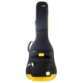 Bag Tagima Para Guitarra Solid Trip Color YBK Preto e Amarelo