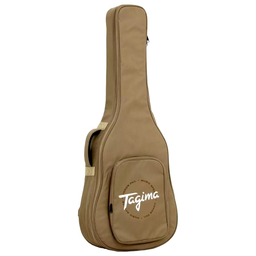 Bag Tagima Para Violão Folk 8mm Easy Way Sand